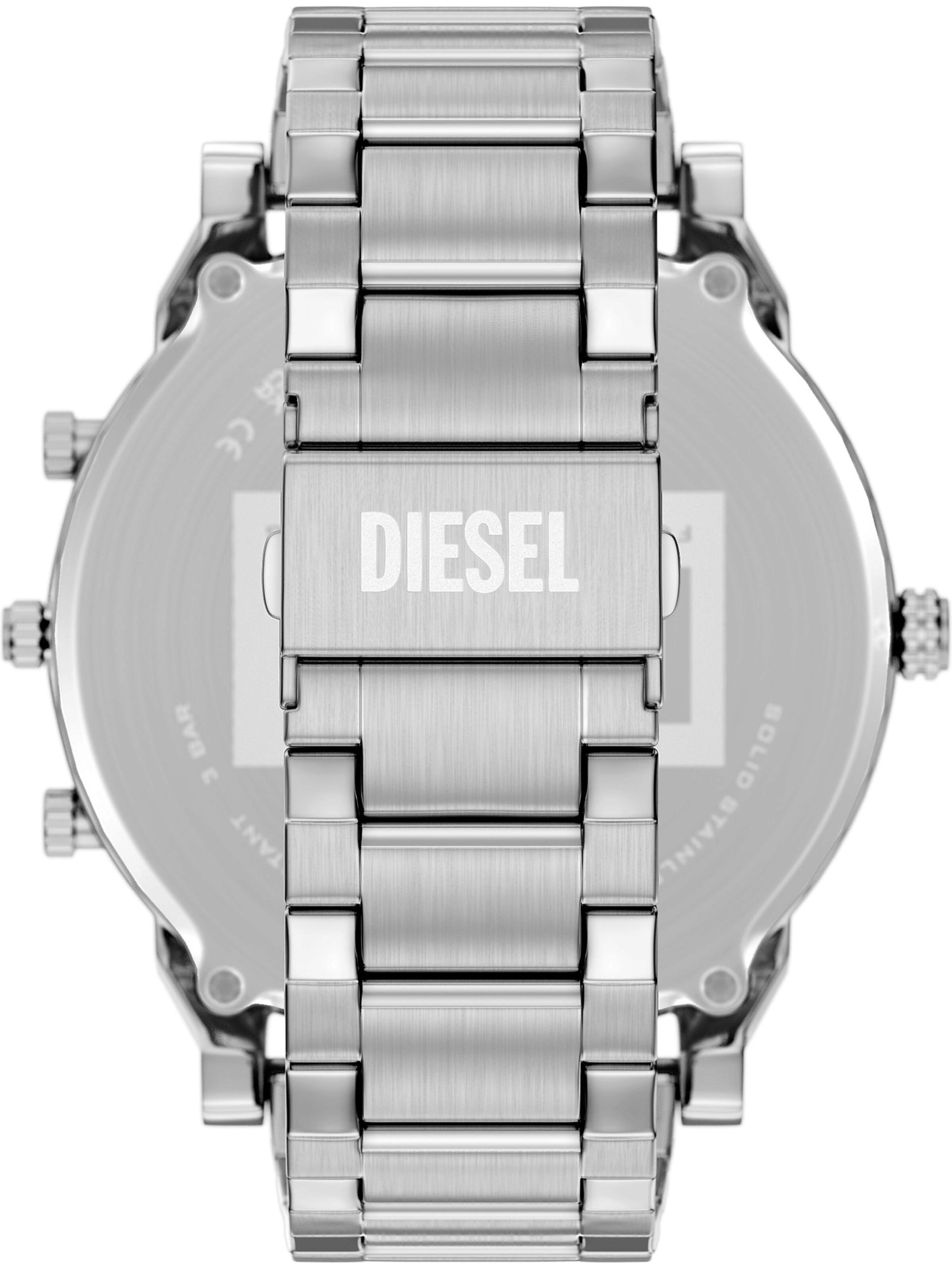 DIESEL Analoguhr in Silber