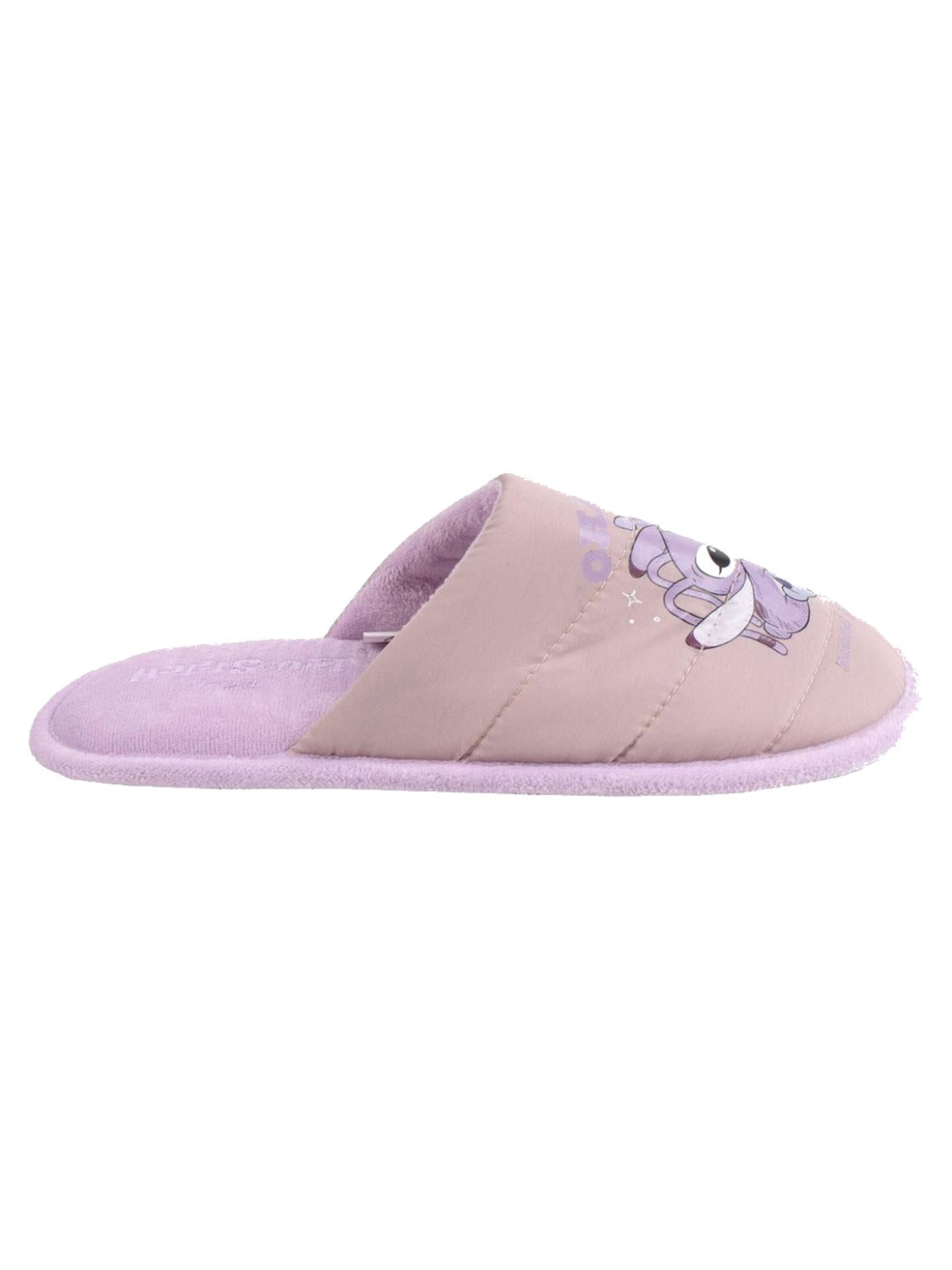 Disney Lilo & Stitch Slippers in Beige: front