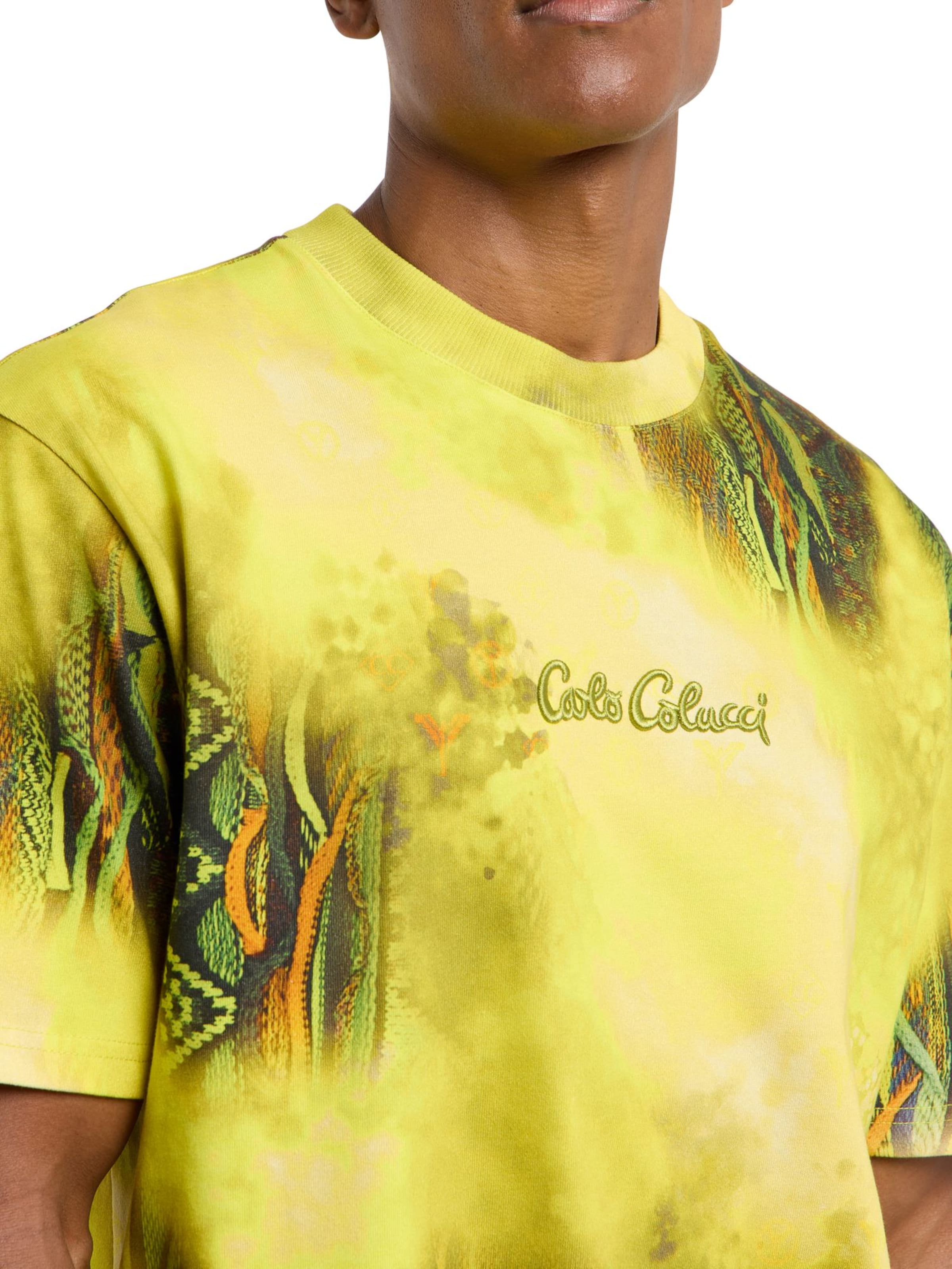 Carlo Colucci Shirt 'D'Inezo' in Geel