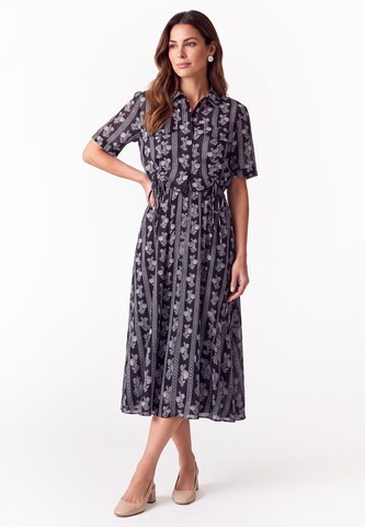 Usha - Vestido em preto: frente