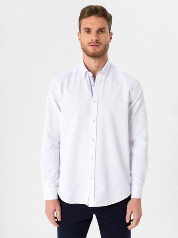 Dandalo Regular fit Overhemd in Blauw: voorkant