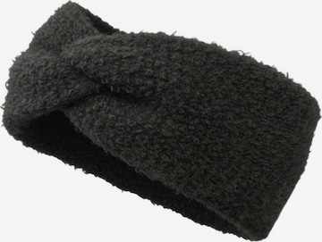 styleBREAKER Headband 'Stirnband in Teddyfell Optik' in Black: front