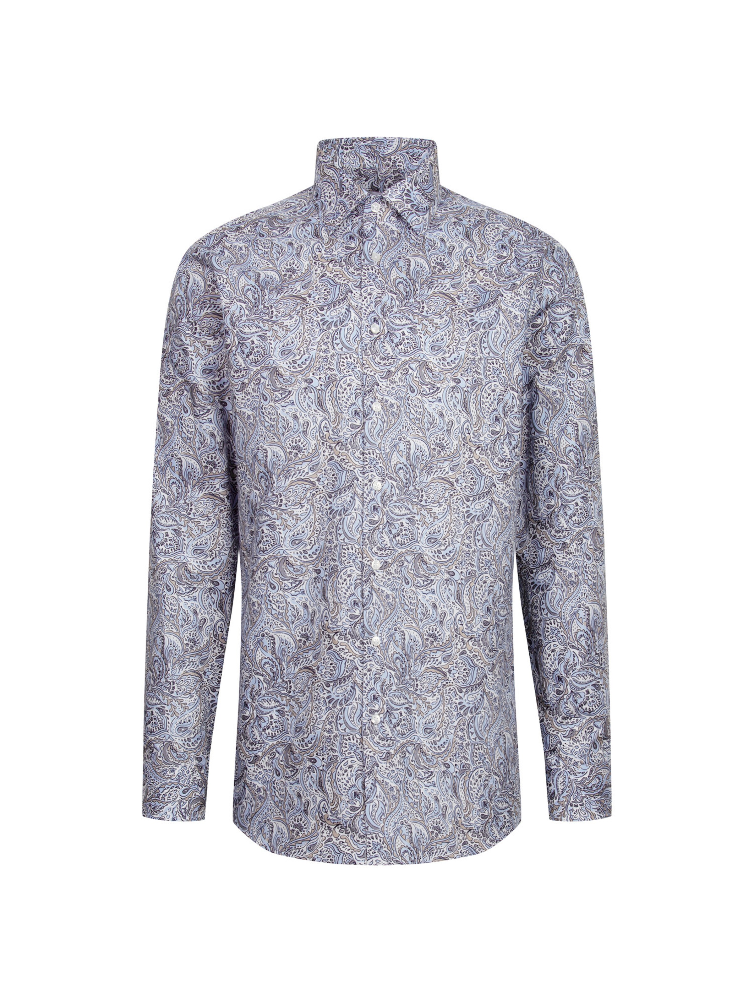 SEIDENSTICKER Regular fit Business Shirt in Blue: front