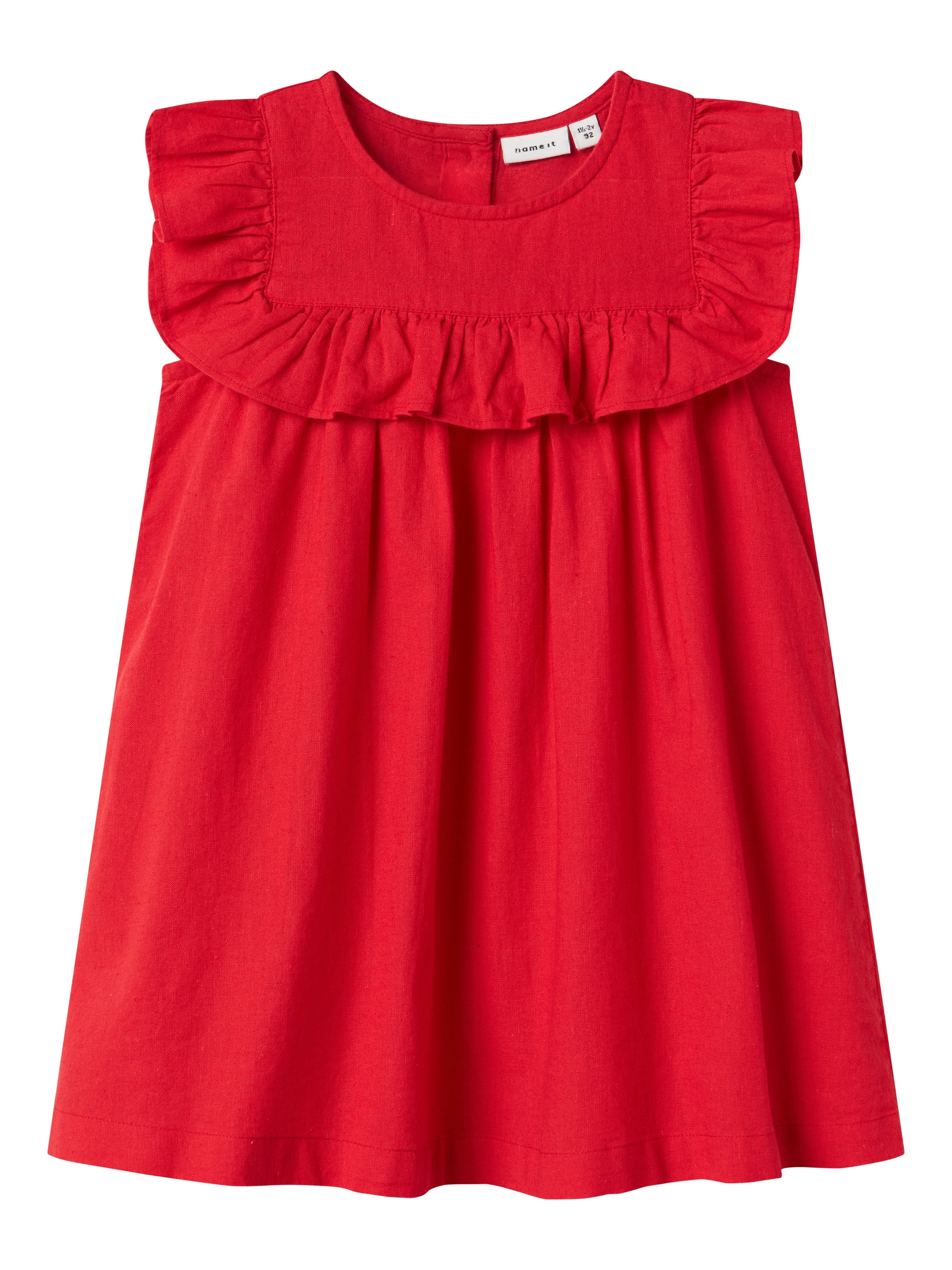 Robe 'NMFFalinnen' NAME IT en rouge : devant
