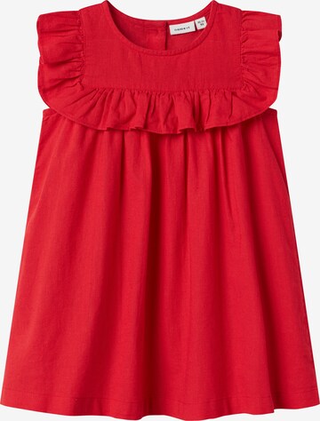 Robe 'NMFFalinnen' NAME IT en rouge : devant