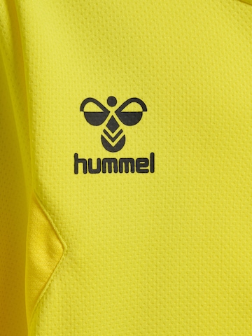 Hummel Athletic Zip-Up Hoodie 'AUTHENTIC PL' in Yellow