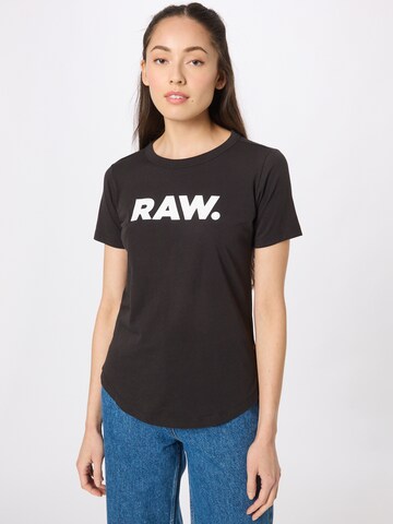 G-Star RAW Shirt in Zwart: voorkant