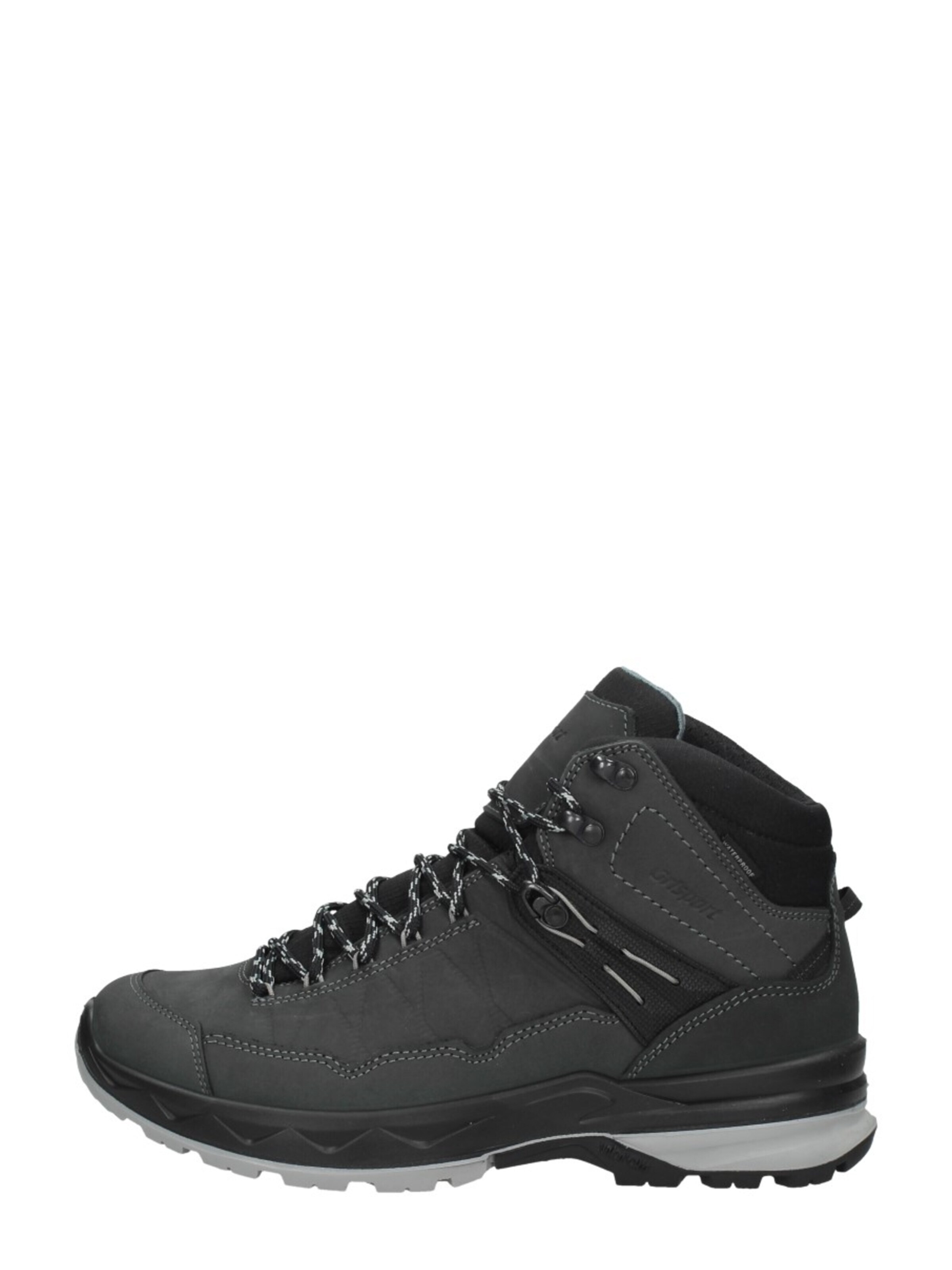 Grisport Lace-Up Boots 'GRI Tampa Mid' in Grey: front
