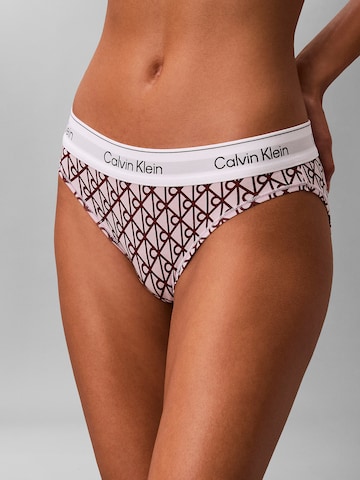 Slip Calvin Klein Underwear en rose : devant