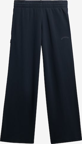 Pantalon 'Athletic Essentials' Superdry en bleu : devant