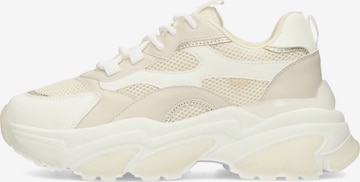 Baskets basses 'Polly' POSH by Poelman en blanc : devant