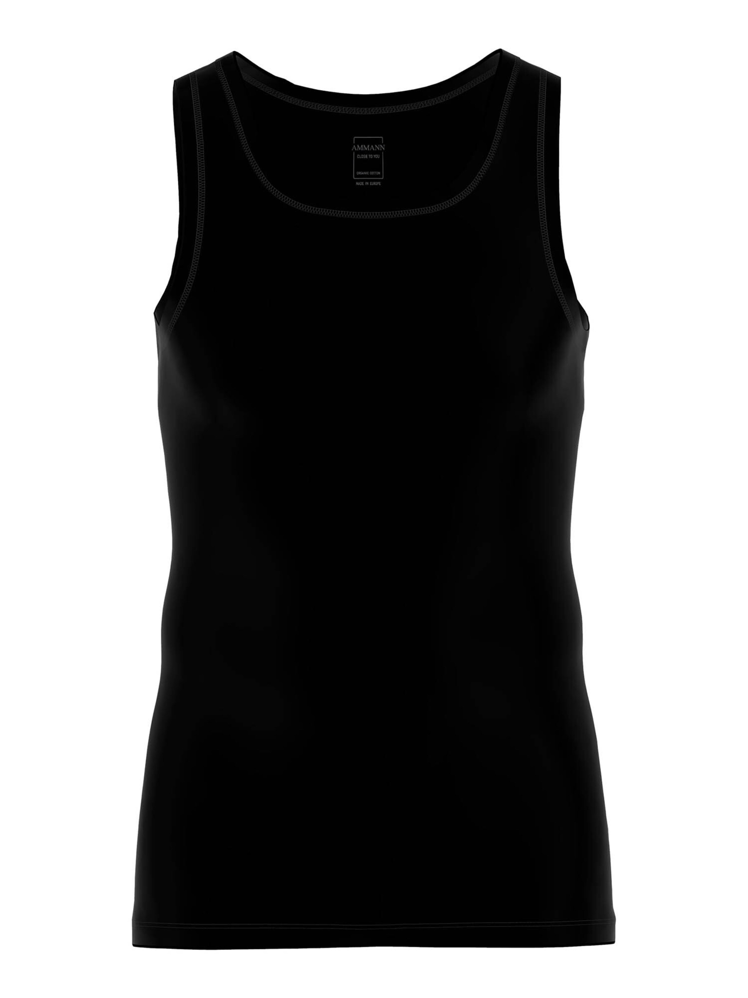 Ammann Tanktop ' Close To You ' in Schwarz: Vorderseite