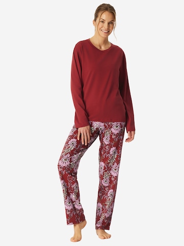 SCHIESSER Schlafshirt 'Mix & Relax' in Rot