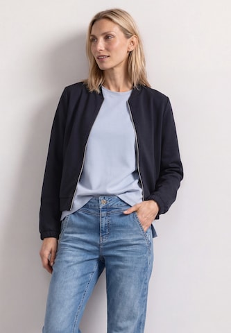 STREET ONE Knit Cardigan in Blue: front