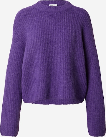 EDITED Sweater 'Salome' in Purple: front