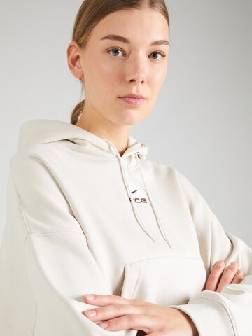 Sweat-shirt 'ACG' Nike Sportswear en beige