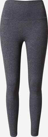 SKECHERS Skinny Sportbroek in Grijs: voorkant