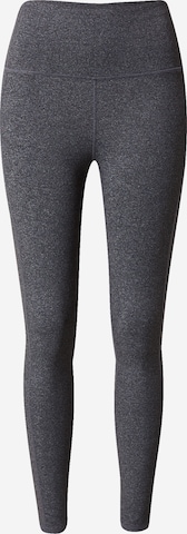 Skinny Pantalon de sport SKECHERS en gris : devant