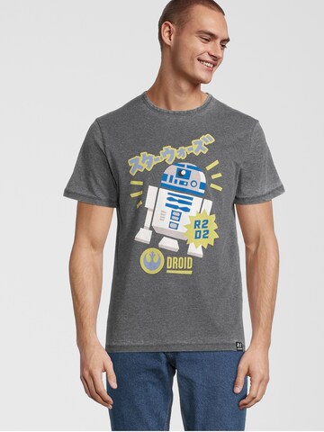 T-Shirt 'Star Wars' Recovered en gris : devant