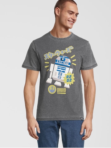 Recovered Shirt 'Star Wars' in Grijs: voorkant