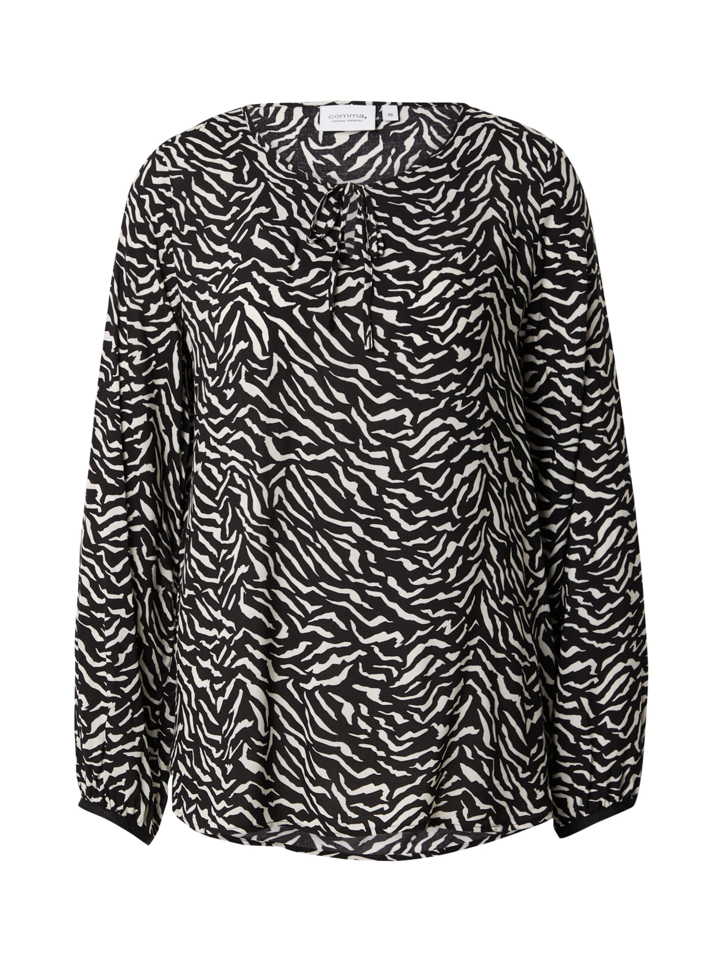 COMMA Bluse in Schwarz: Vorderseite