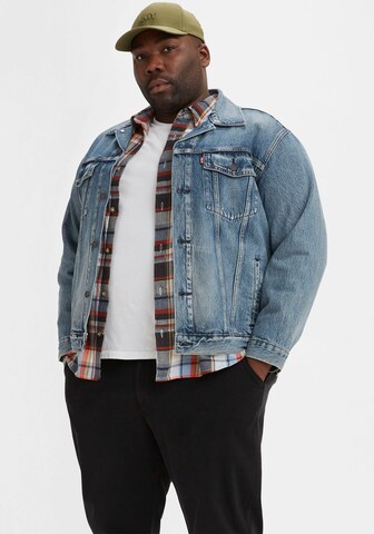 Levi's® Big & Tall Between-Season Jacket 'Trucker Jacket' in Blue: front