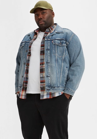 Levi's® Big & Tall Övergångsjacka 'Trucker Jacket' i blå: framsida