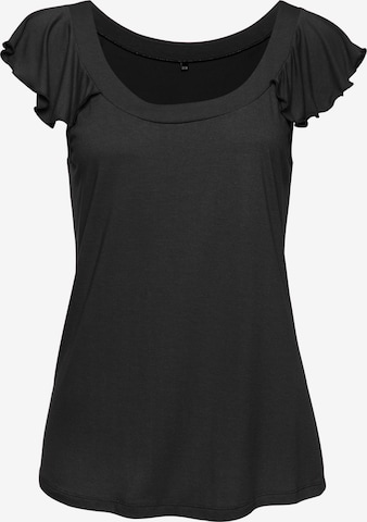 VIVANCE Shirt in Black: front