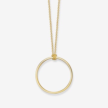 Thomas Sabo Necklace 'Kreis' in Gold