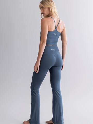 Hey Honey - Acampanado Leggings 'Flared Always Dressed' en verde