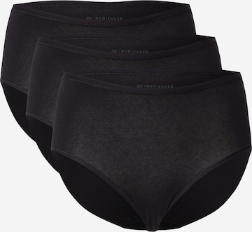 Slip di SCHIESSER in nero: frontale