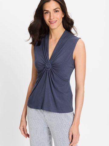 Olsen Top in Blauw: voorkant