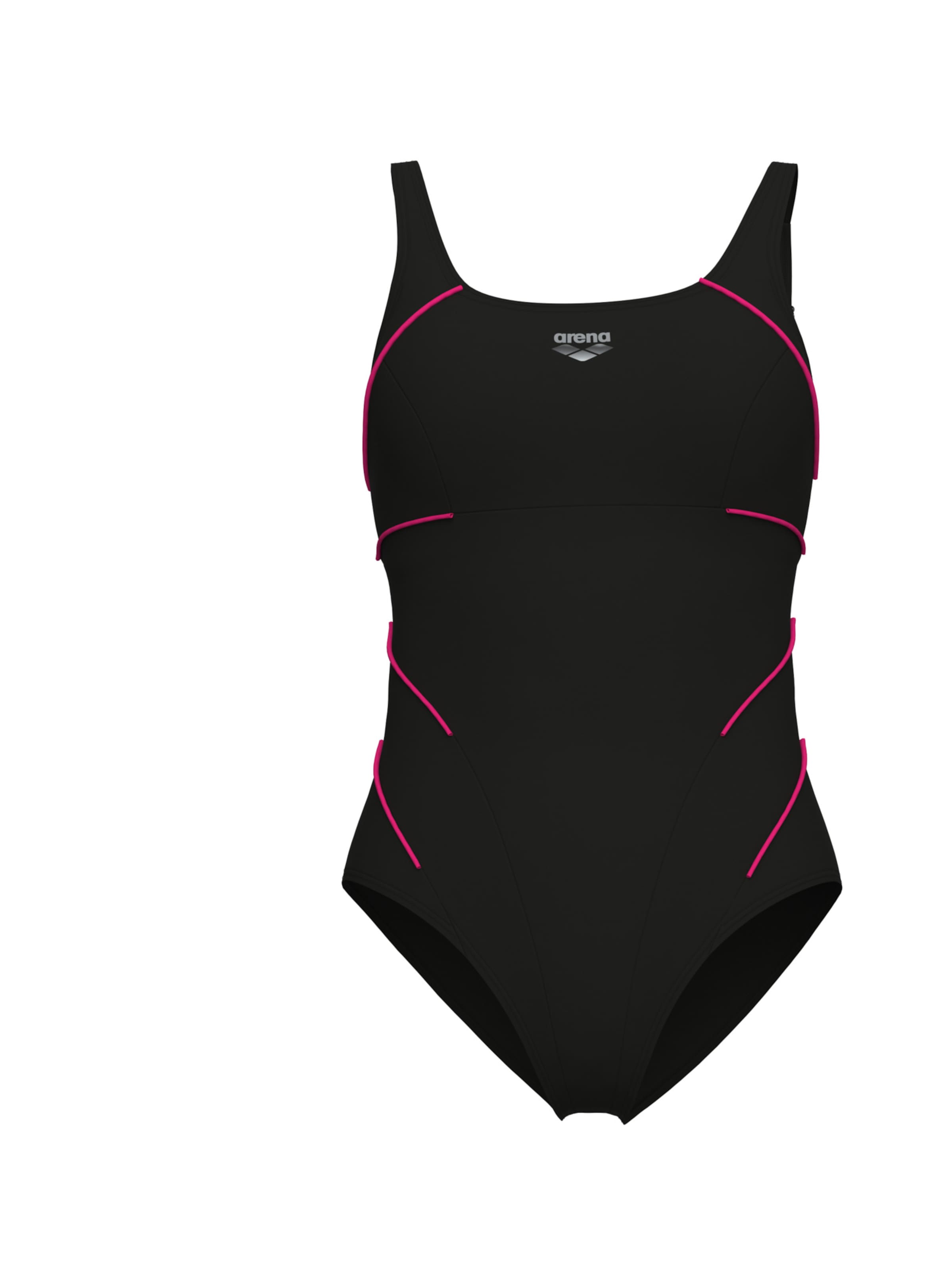 ARENA Bustier Shaping-badpak in Zwart
