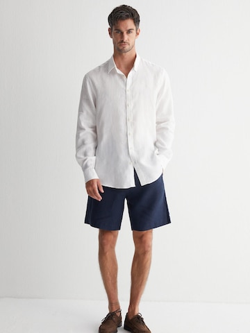 SILK & CASHMERE Shirt in White: front