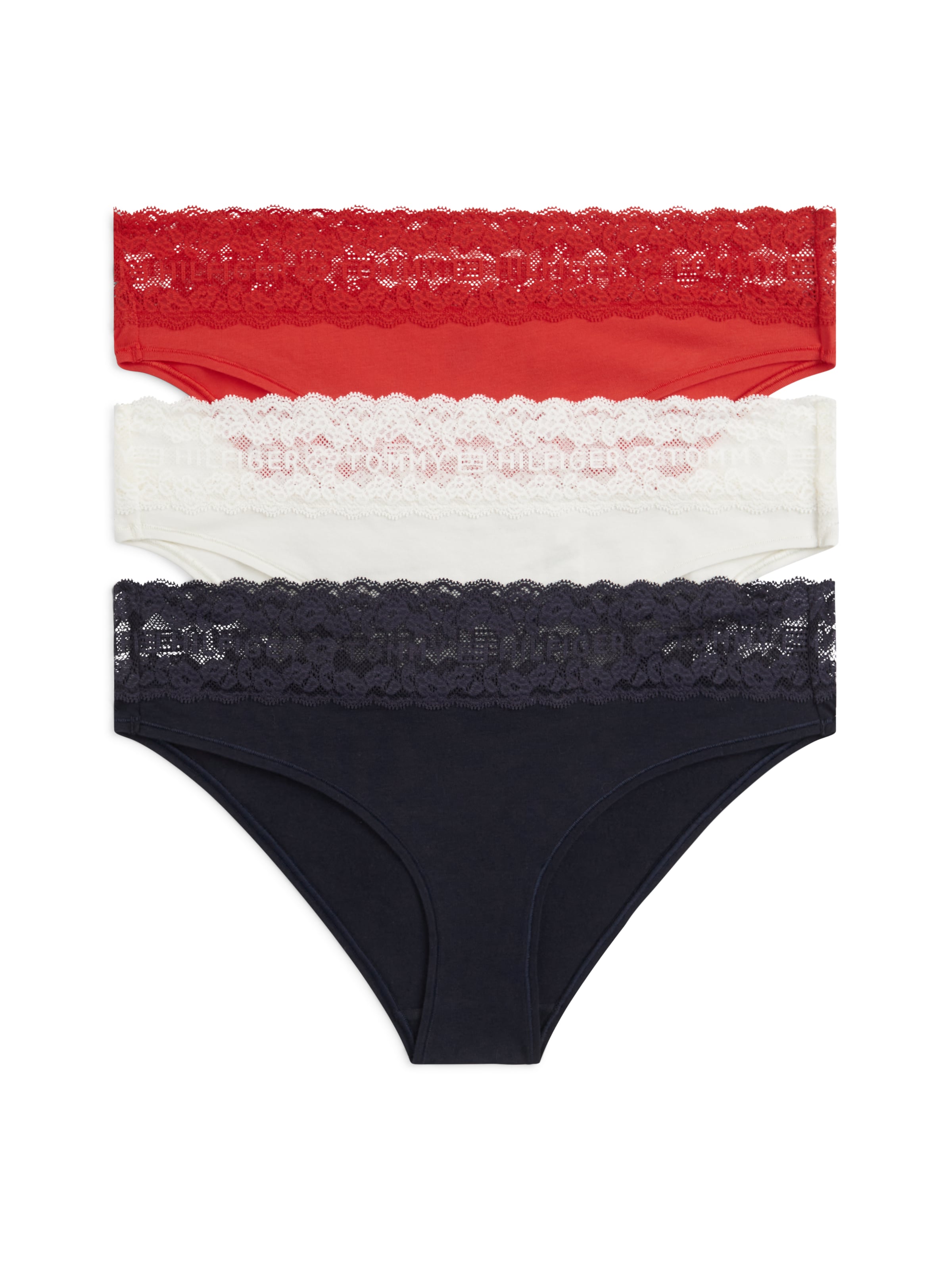 Slip de la Tommy Hilfiger Underwear pe bej: față