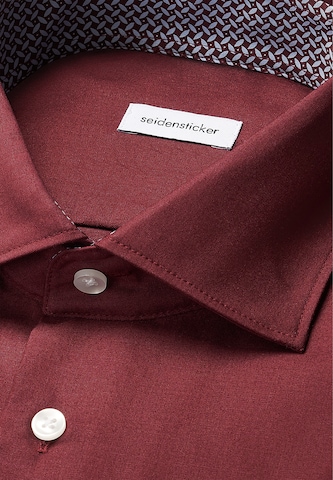 Fit confort Chemise business SEIDENSTICKER en rouge
