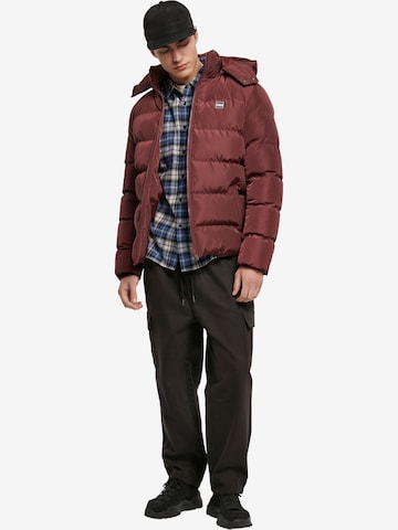 Urban Classics Winter jacket in Red