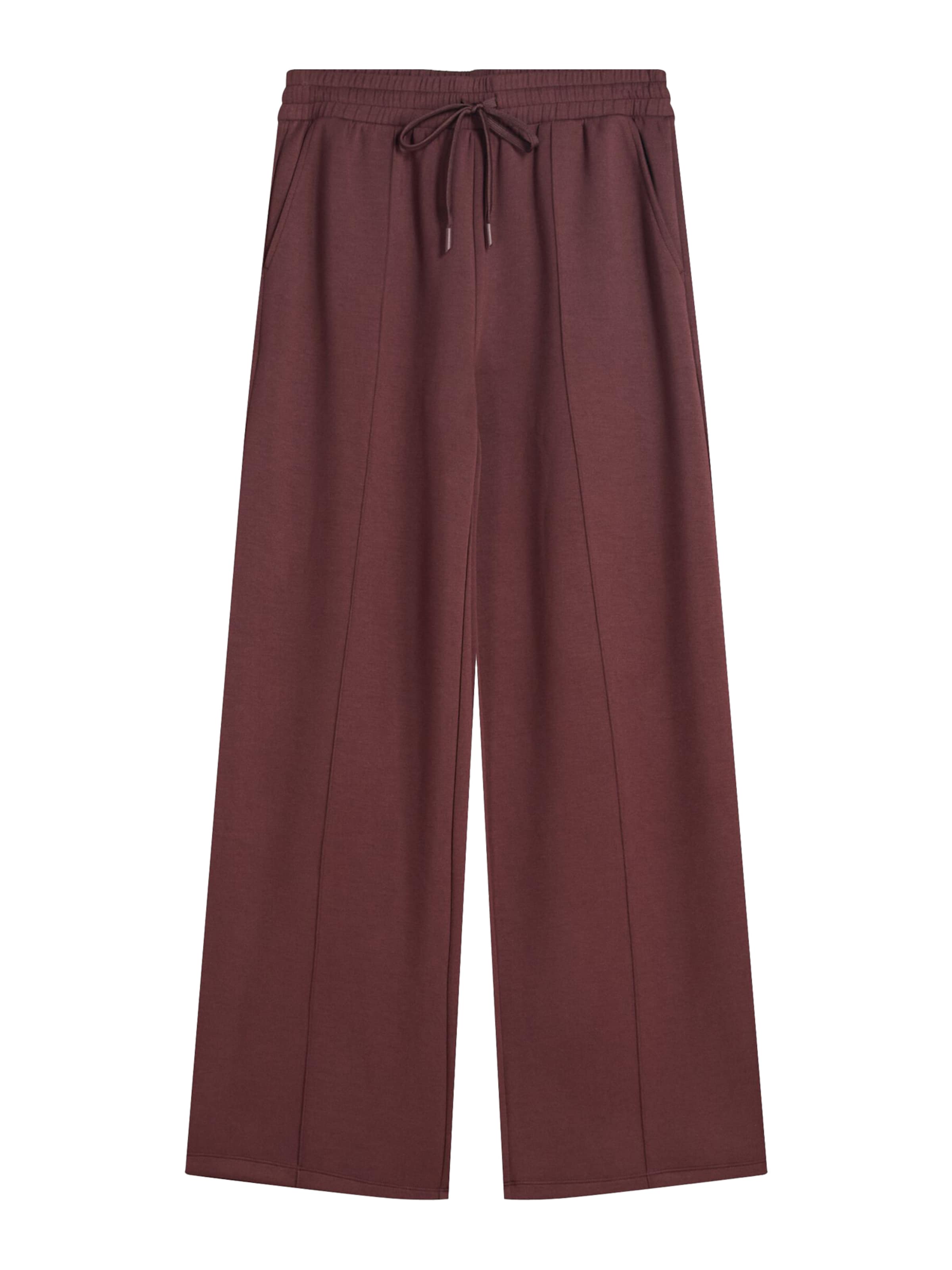 Bershka Zvonové kalhoty Kalhoty – červená: přední strana