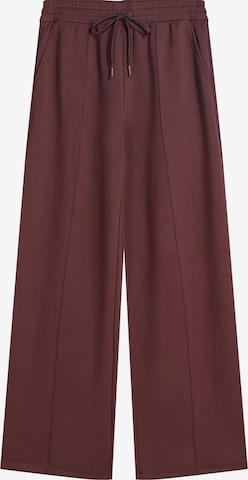 Pantalon Bershka en rouge : devant