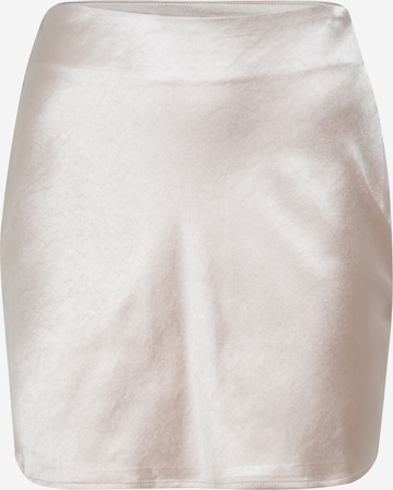 Nasty Gal Petite Skirt in Beige: front