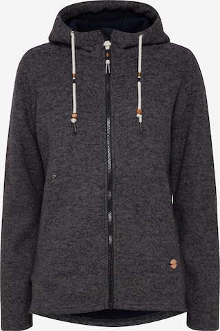 Oxmo Fleece jas 'FIA' in Zwart: voorkant