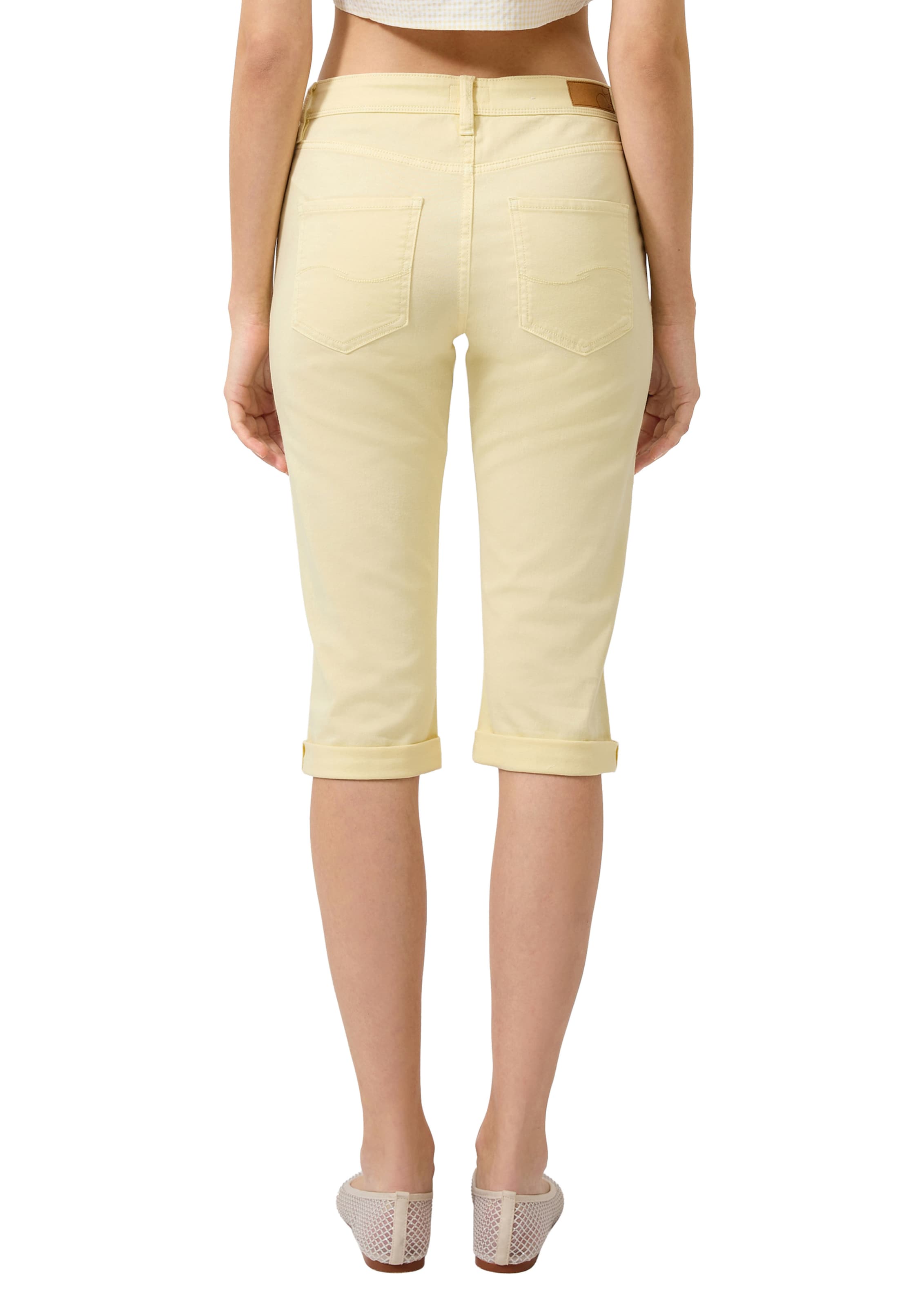 QS Slimfit Jeans ' CATIE ' in Gelb