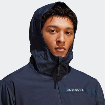 ADIDAS TERREX Outdoorová bunda 'Multi Rain.Rdy 2-Layer Rain 2' – modrá