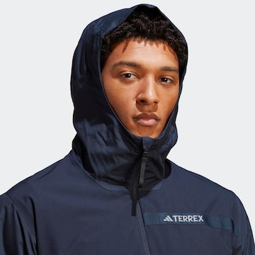 ADIDAS TERREX Outdoor jacket 'Multi Rain.Rdy 2-Layer Rain 2' in Blue