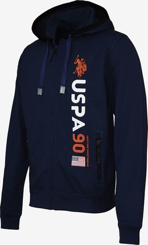 U.S. POLO ASSN. Sweatjacke in Blau