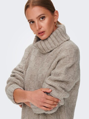 ONLY Sweter 'RUBINA' w kolorze szary