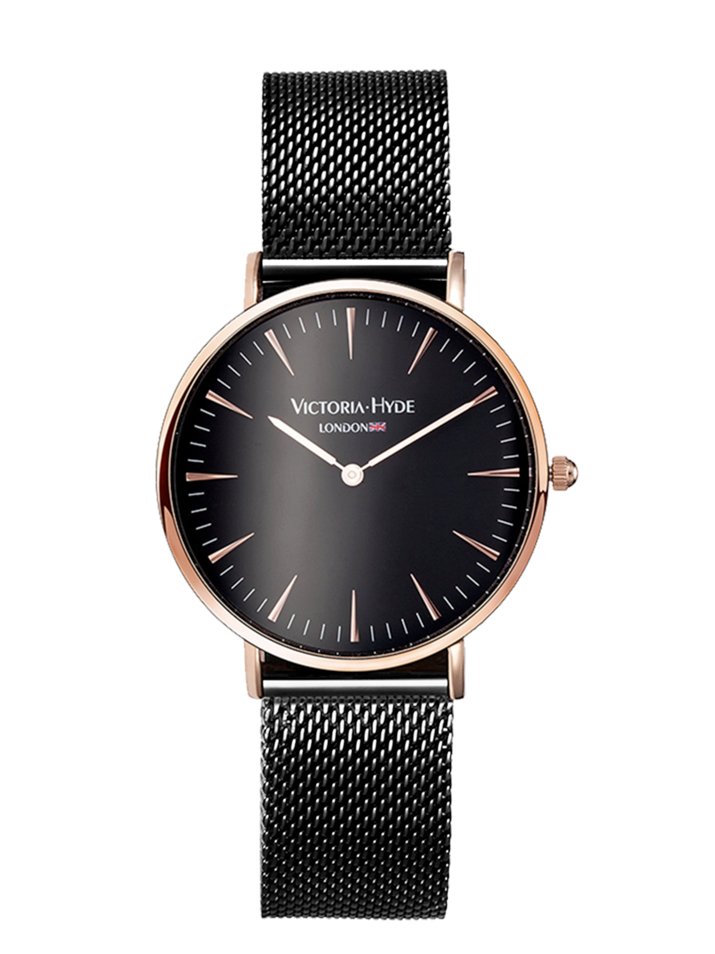 Montre à affichage analogique 'Metropolitan' Victoria Hyde en noir : devant