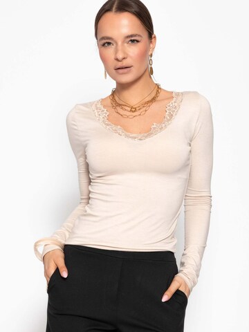 SASSYCLASSY T-shirt i beige