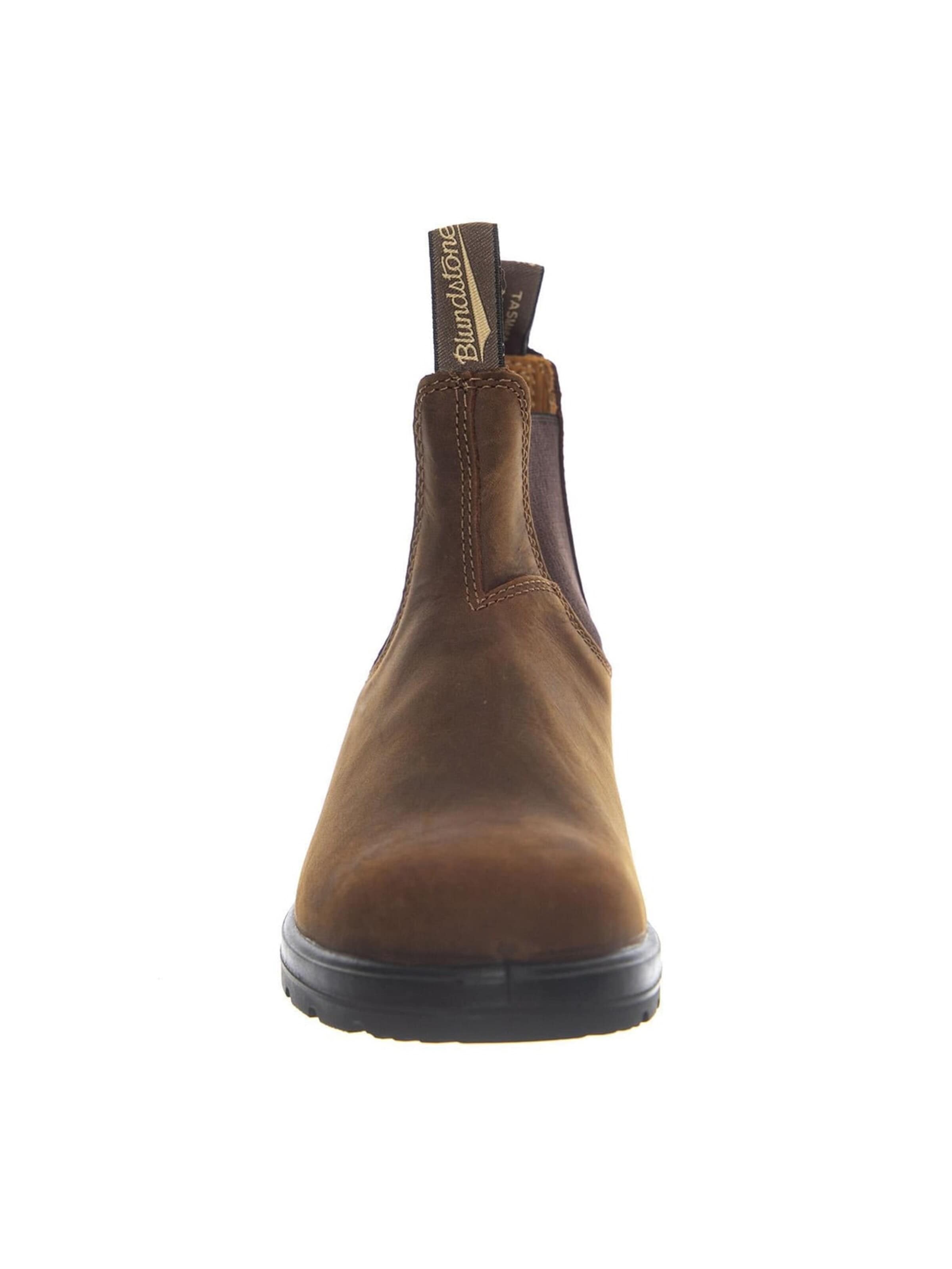 Blundstone Kozaki '585 Chelsea Boot Waxed Nubuk Leather Teak' w kolorze brązowy