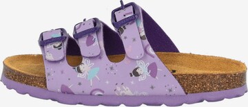 Palado Slippers 'Capri ' in Purple: front